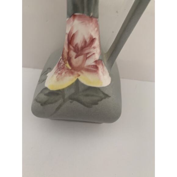Vintage M.B. Daniels & Co Made in Japan Decorative Pitcher Long Neck Rose Design - Picture 3 of 7